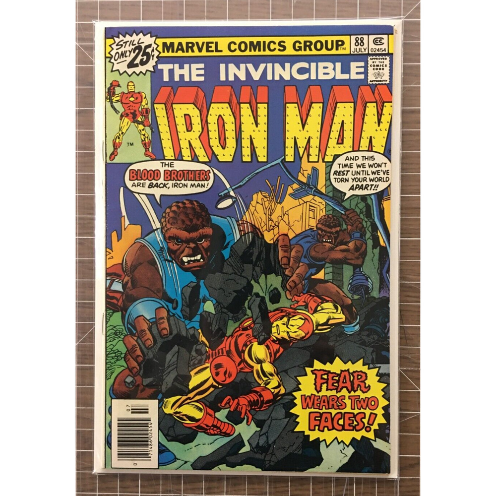 The Invincible Iron Man #88 Fear Wears Two Faces - Marvel Comic (1976) 5-6